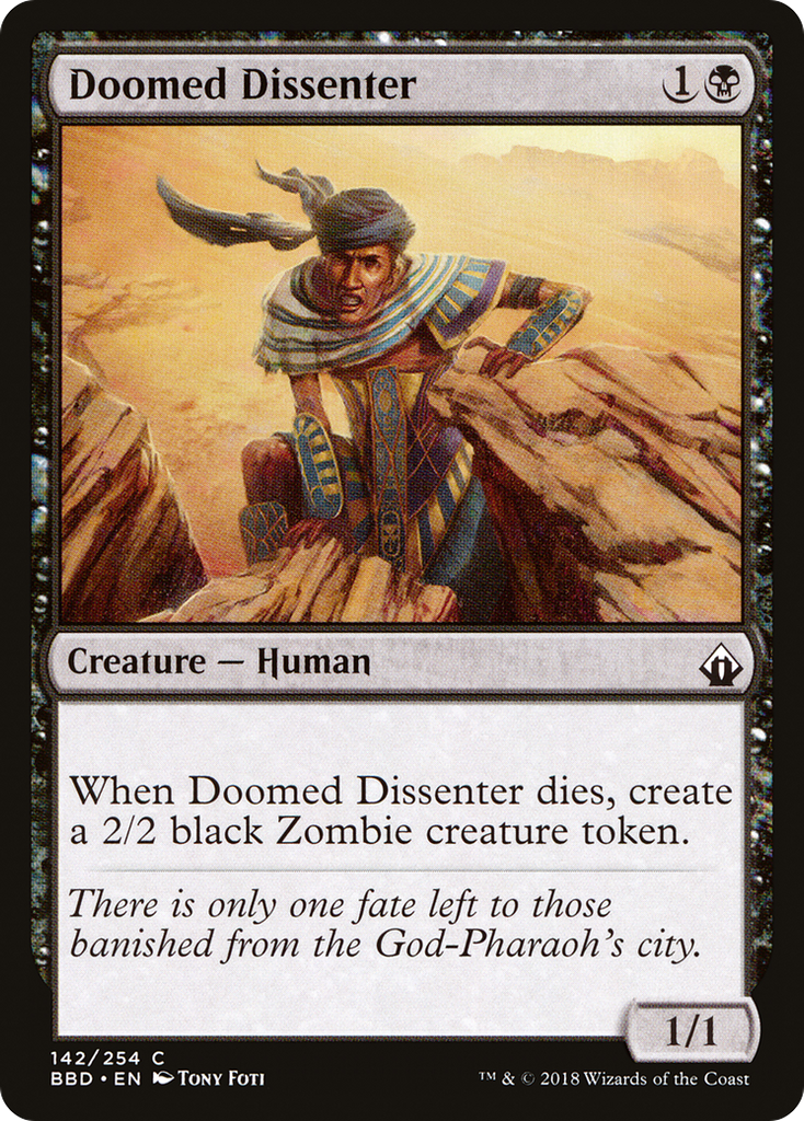 Magic: The Gathering - Doomed Dissenter Foil - Battlebond