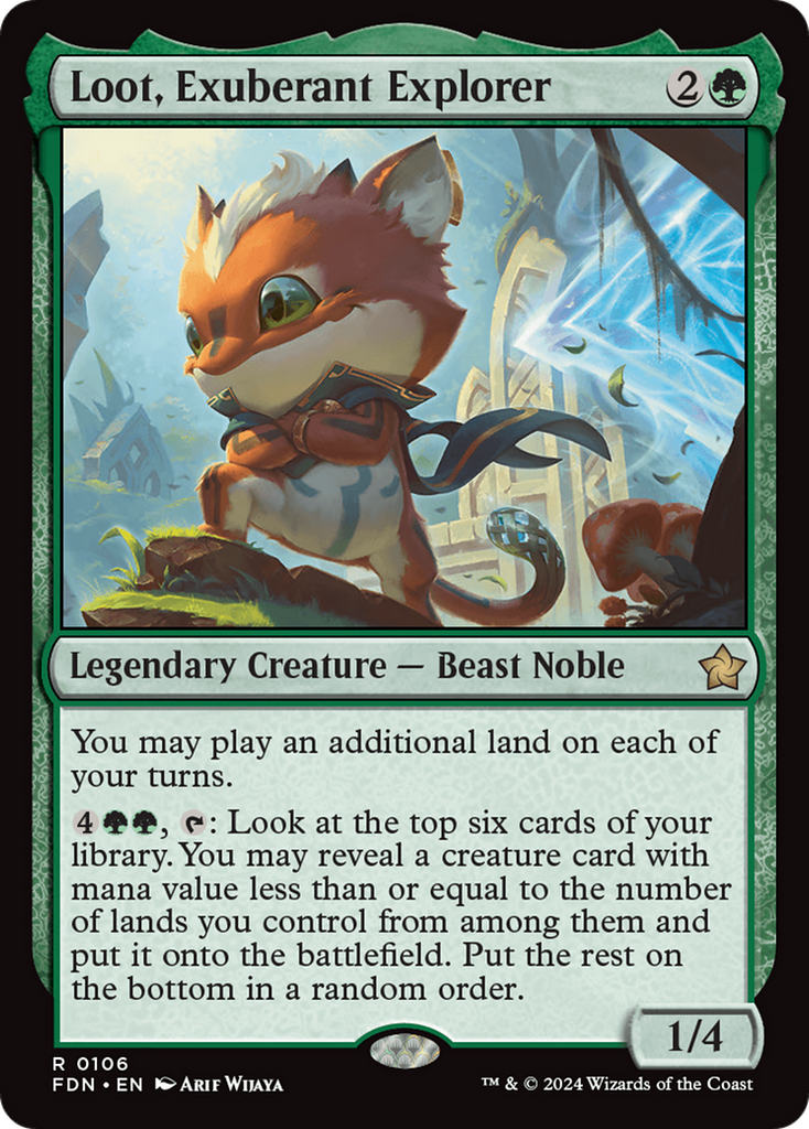 Magic: The Gathering - Loot, Exuberant Explorer - Foundations