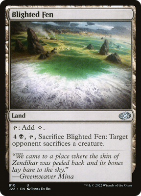 Magic: The Gathering - Blighted Fen - Jumpstart 2022