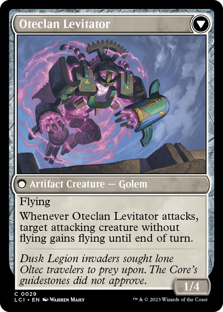 Magic: The Gathering - Oteclan Landmark // Oteclan Levitator Foil - The Lost Caverns of Ixalan