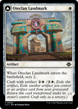 Magic: The Gathering - Oteclan Landmark // Oteclan Levitator Foil - The Lost Caverns of Ixalan