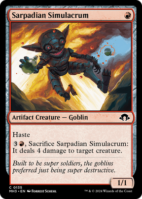Magic: The Gathering - Sarpadian Simulacrum Foil - Modern Horizons 3