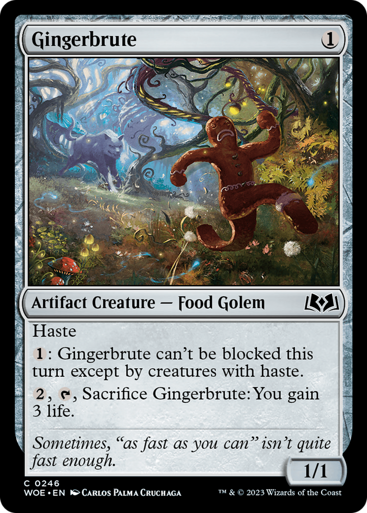 Magic: The Gathering - Gingerbrute Foil - Wilds of Eldraine