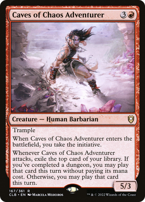 Magic: The Gathering - Caves of Chaos Adventurer Foil - Commander Legends: Battle for Baldur's Gate
