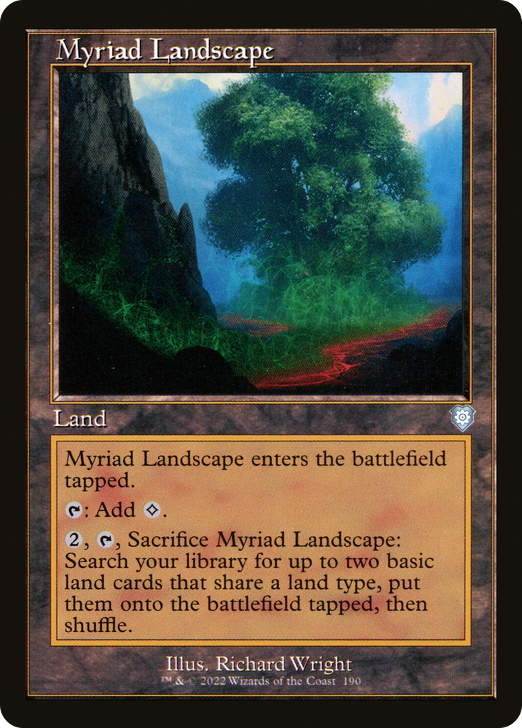 Magic: The Gathering - Myriad Landscape - The Brothers' War Commander