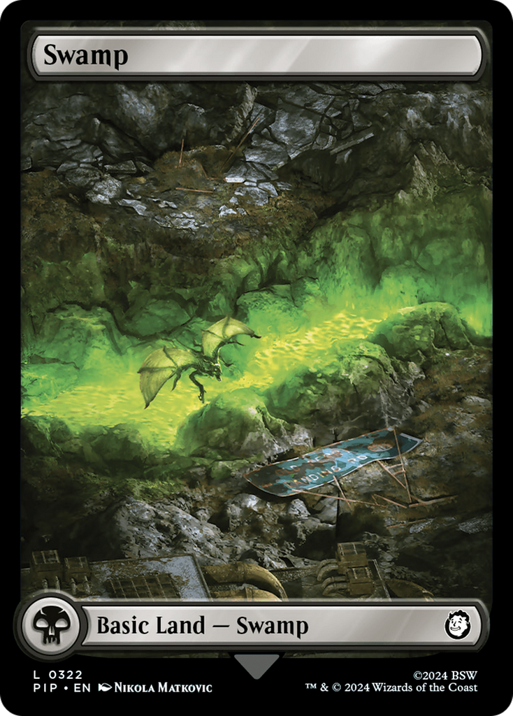 Magic: The Gathering - Swamp - Fallout