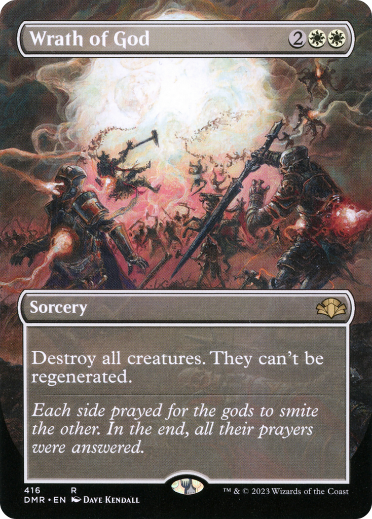 Magic: The Gathering - Wrath of God Foil - Dominaria Remastered