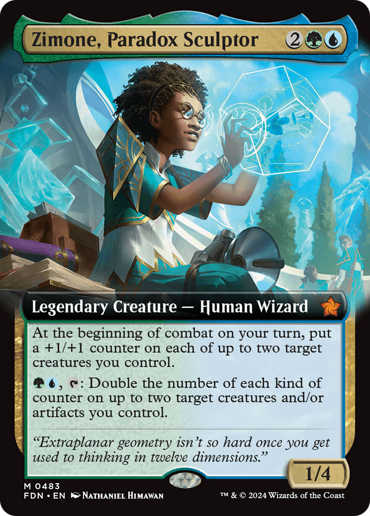 Magic: The Gathering - Zimone, Paradox Sculptor Foil - Foundations