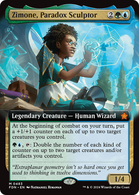 Magic: The Gathering - Zimone, Paradox Sculptor Foil - Foundations