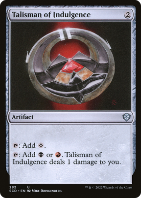 Magic: The Gathering - Talisman of Indulgence - Starter Commander Decks
