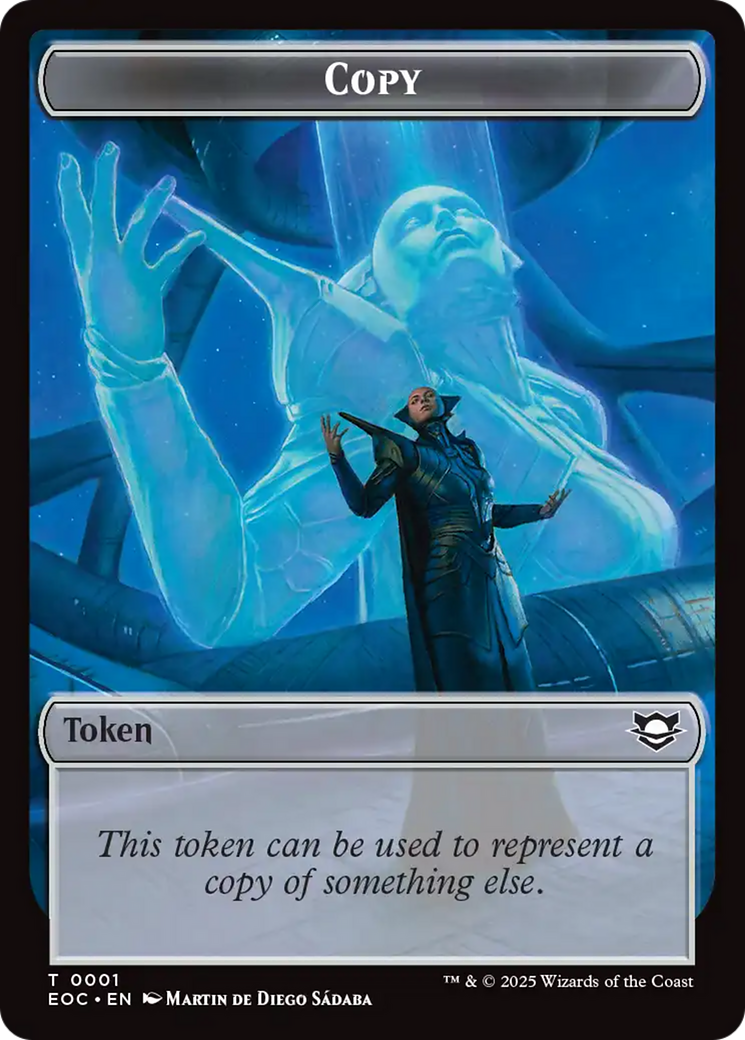 Magic: The Gathering - Copy Token - Edge of Eternities Commander Tokens