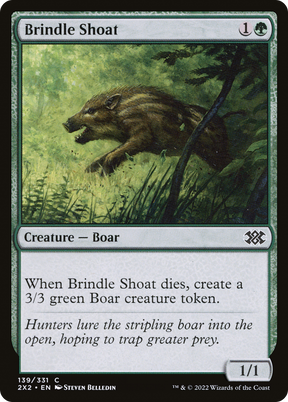 Magic: The Gathering - Brindle Shoat Foil - Double Masters 2022