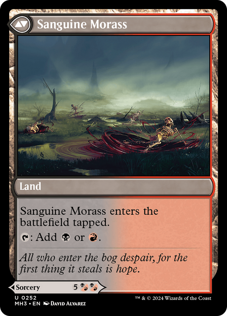 Magic: The Gathering - Bloodsoaked Insight // Sanguine Morass - Modern Horizons 3