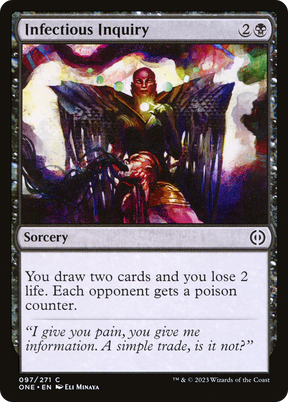 Magic: The Gathering - Infectious Inquiry Foil - Phyrexia: All Will Be One
