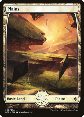Magic: The Gathering - Plains #252 Foil - Battle for Zendikar
