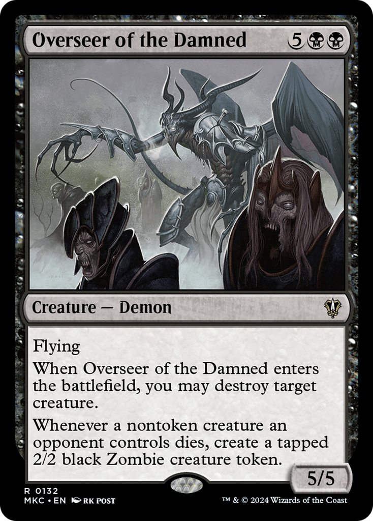 Magic: The Gathering - Overseer of the Damned - Murders at Karlov Manor Commander