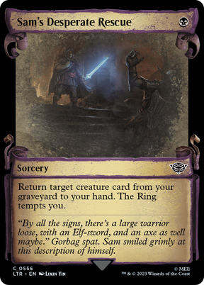 Magic: The Gathering - Sam's Desperate Rescue Foil - The Lord of the Rings: Tales of Middle-earth