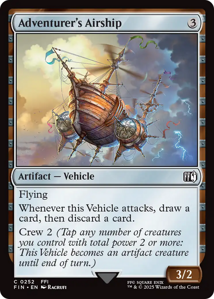 Magic: The Gathering - Adventurer's Airship Foil - Final Fantasy