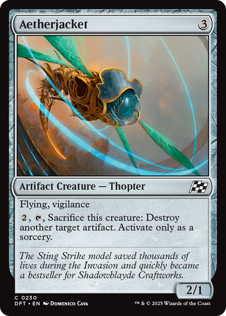 Magic: The Gathering - Aetherjacket Foil - Aetherdrift