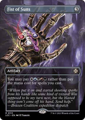 Magic: The Gathering - Fist of Suns Foil - The Lost Caverns of Ixalan Commander