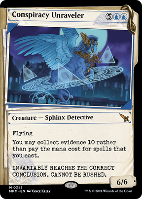Magic: The Gathering - Conspiracy Unraveler Foil - Murders at Karlov Manor