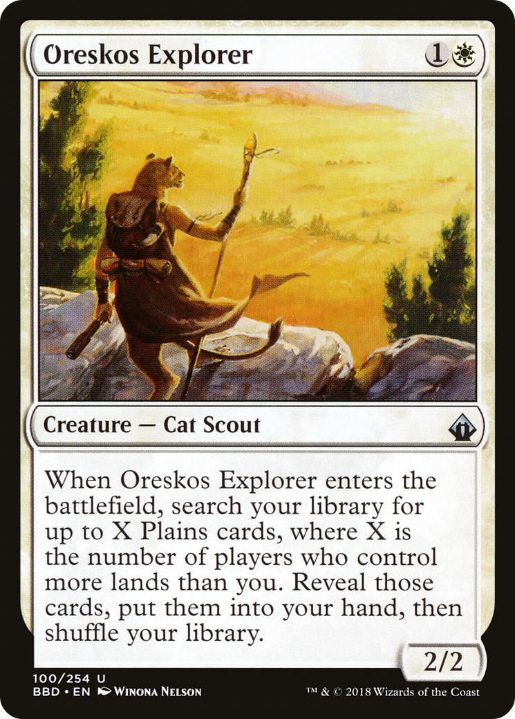 Magic: The Gathering - Oreskos Explorer Foil - Battlebond