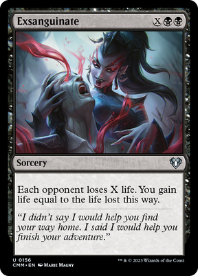 Magic: The Gathering - Exsanguinate - Commander Masters