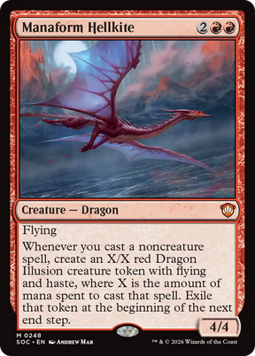 Magic: The Gathering - Manaform Hellkite - Secrets of Strixhaven Commander