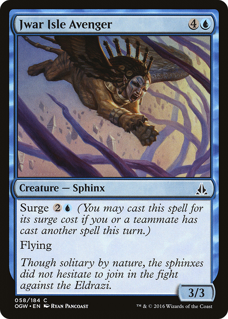 Magic: The Gathering - Jwar Isle Avenger Foil - Oath of the Gatewatch