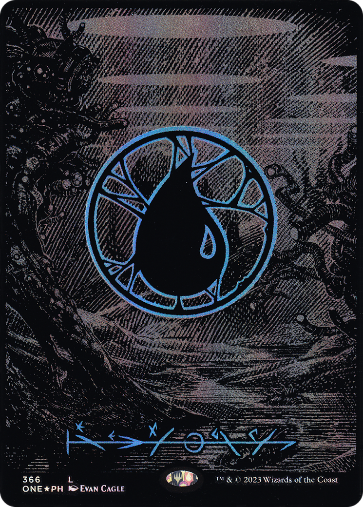 Magic: The Gathering - Island #366 Foil - Phyrexia: All Will Be One