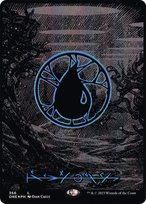 Magic: The Gathering - Island #366 Foil - Phyrexia: All Will Be One