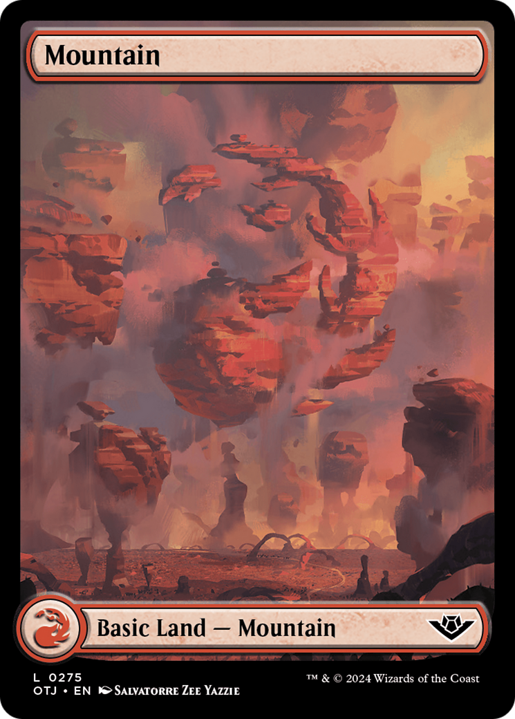 Magic: The Gathering - Mountain #275 Foil - Outlaws of Thunder Junction