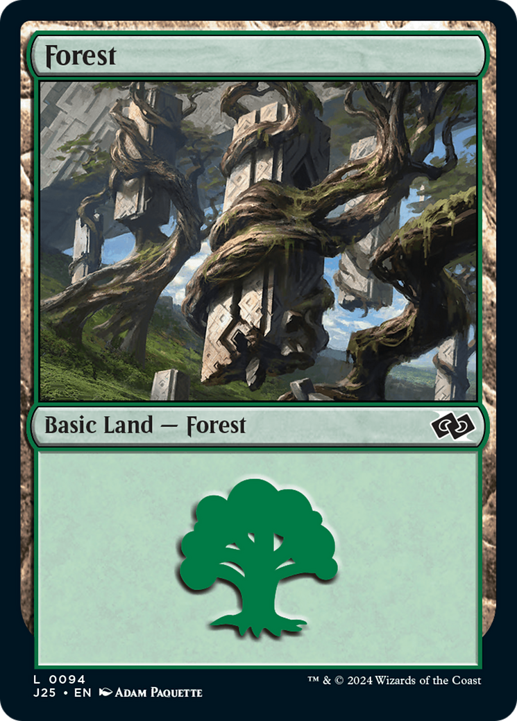 Magic: The Gathering - Forest - Foundations Jumpstart
