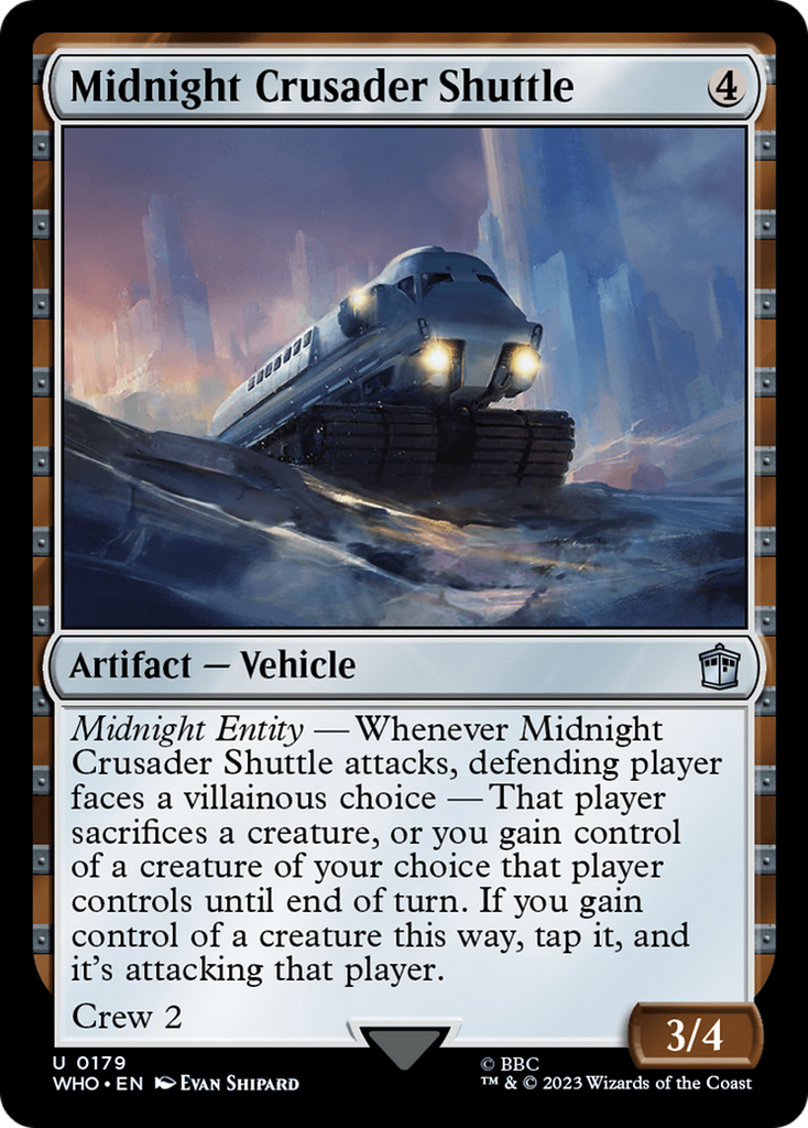 Magic: The Gathering - Midnight Crusader Shuttle - Doctor Who