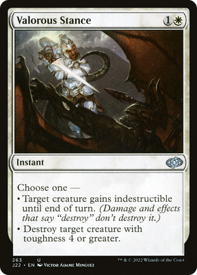 Magic: The Gathering - Valorous Stance - Jumpstart 2022