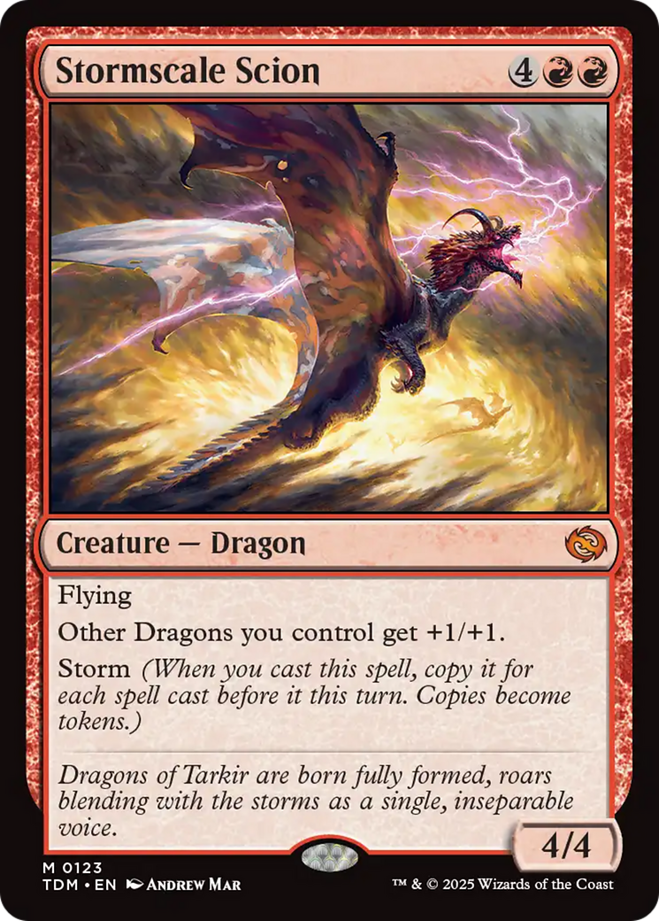 Magic: The Gathering - Stormscale Scion - Tarkir: Dragonstorm