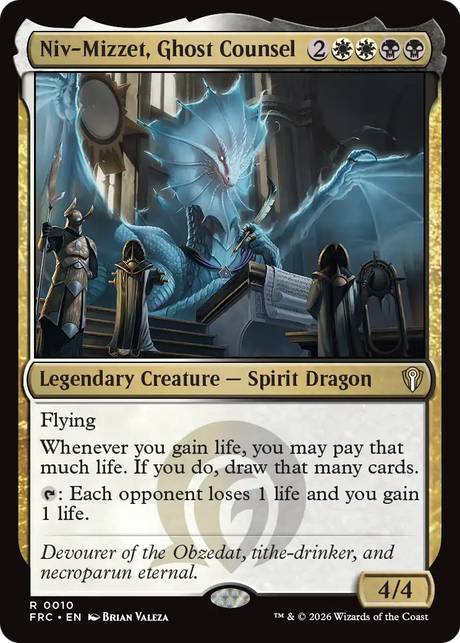 Magic: The Gathering - Niv-Mizzet, Ghost Counsel - Reality Fracture Commander