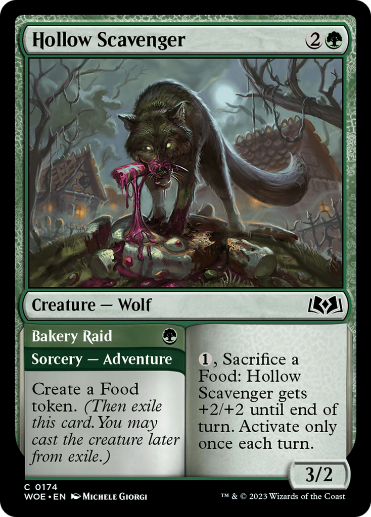 Magic: The Gathering - Hollow Scavenger // Bakery Raid - Wilds of Eldraine