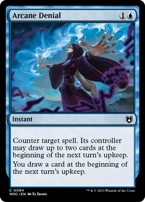 Magic: The Gathering - Arcane Denial - Wilds of Eldraine Commander