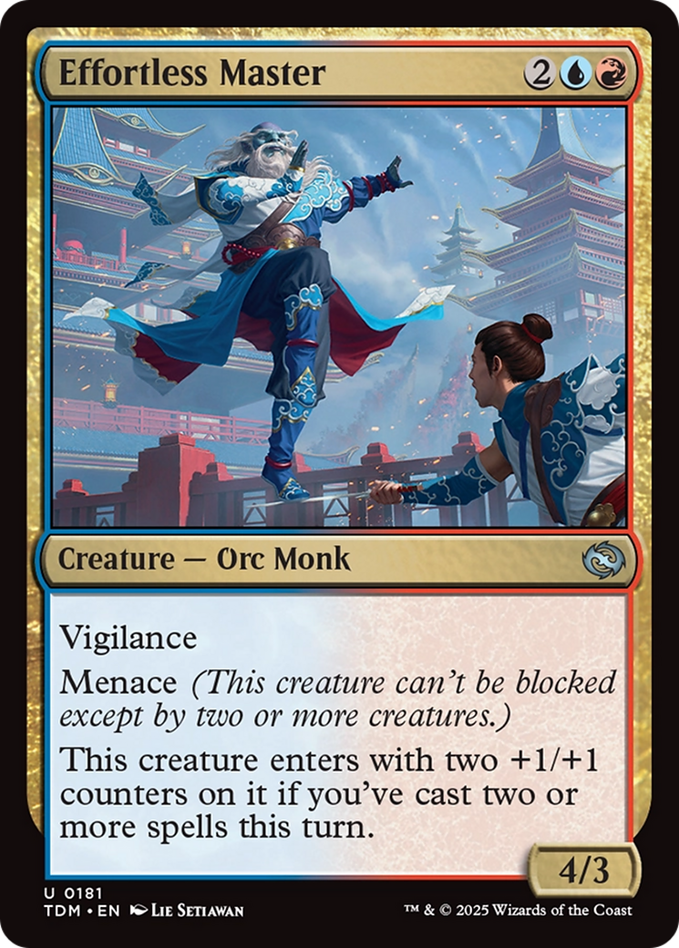 Magic: The Gathering - Effortless Master Foil - Tarkir: Dragonstorm