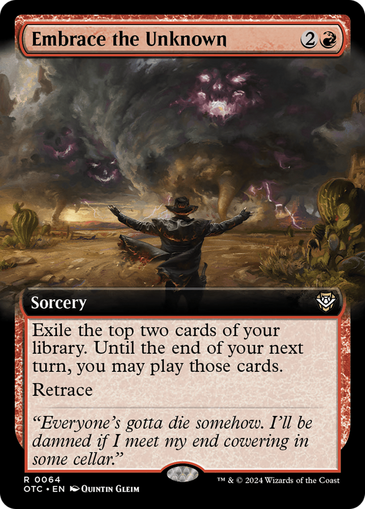 Magic: The Gathering - Embrace the Unknown - Outlaws of Thunder Junction Commander