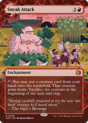 Magic: The Gathering - Sneak Attack Foil - Wilds of Eldraine: Enchanting Tales