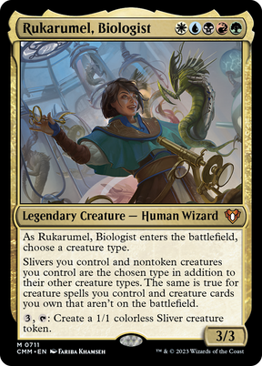 Magic: The Gathering - Rukarumel, Biologist Foil - Commander Masters