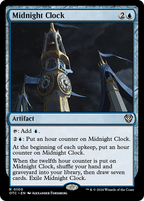Magic: The Gathering - Midnight Clock - Outlaws of Thunder Junction Commander