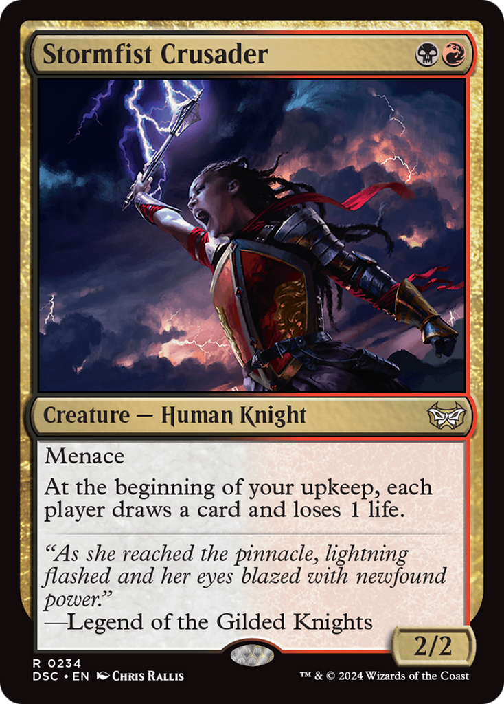 Magic: The Gathering - Stormfist Crusader - Duskmourn: House of Horror Commander