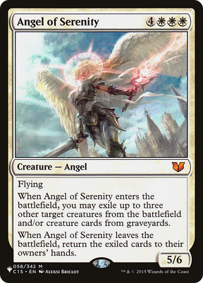 Magic: The Gathering - Angel of Serenity - The List