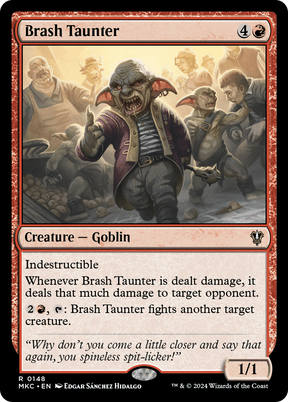 Magic: The Gathering - Brash Taunter - Murders at Karlov Manor Commander