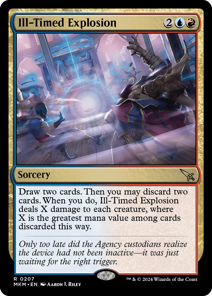 Magic: The Gathering - Ill-Timed Explosion Foil - Murders at Karlov Manor
