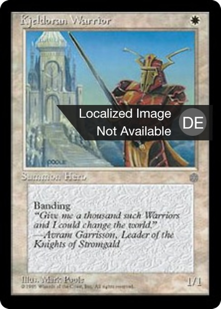 Magic: The Gathering - Kjeldoranischer Krieger - Ice Age