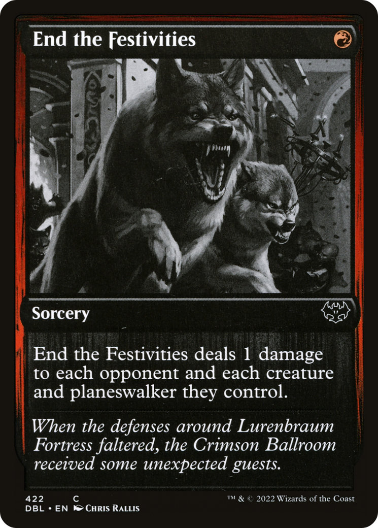Magic: The Gathering - End the Festivities Foil - Innistrad: Double Feature